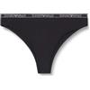 Emporio Armani Confezione da 2 Paia di Orecchini a Perno da Donna, Stile Brasiliano, Nero, XS, Nero, XS