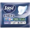IASI MEN Small, Livello di Protezione 1, Scudi Assorbenti per perdite urinarie maschili lievi, 10 Unità
