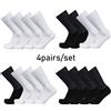 NONE Calzini 4 paia/set Aero Pure Color Ciclismo Silicone Sport antiscivolo Pro Calzini da bicicletta da corsa Estate Cool Calcetines Ciclismo