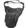 NONE HOMEFISH Borsa laterale per gamba per moto EVA Guscio rigido Marsupi casual per esterni Borsa per cellulare per moto Hip Bum Pack