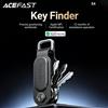 ACEFAST Portachiavi localizzatore anti-smarrimento per Apple Trova la mia pelle PU Individuazione valigia Chiavi Borsa Funzione anti-perdita protettiva