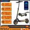 iScooter Monopattino elettrico iScooter W9Air da 1000W di potenza massima, con pneumatici fuoristrada da 10 pollici, autonomia di 40 km, batteria da 10Ah, velocità massima di 40 km/h, per adulti.