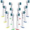 NONE Testine di ricambio compatibili con spazzolini elettrici Oral B iO 2/3/4/5/6/7/8/9/10, testine per una pulizia di precisione.