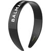 Balmain Hair Couture Locks of Love Headband Black/ White Large Cerchietto 1 pz.