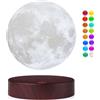 VGAzer Lampada luna in levitazione con 16 colori (16 colori)