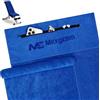 WGIDSKKI Set 2 Asciugamani Fitness 80x40/120x50cm, Microfibra con Tasca Cerniera, Assorbenti & Asciugatura Rapida, per Palestra, Yoga, Outdoor, Allenamento, Morbidi, Compatti (Blu)