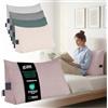 DreamRoots Cuscino Schienale Lettura Triangolare Letto, Rosa Chiaro