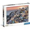 Clementoni - Puzzle 1000 Pezzi per Adulti e Ragazzi, Collection, Tema Sfumature di Santorini, Idea Regalo Uomo e Donna Made in Italy, 70x50 cm, 39885