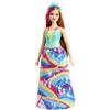 Barbie Dreamtopia Bambola Principessa Bionda con Ciocca Rosa, 3+ Anni, GJK16