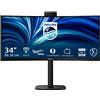 Philips Monitor PC 34" WQHD 120 Hz HDMI DisplayPort USB-C 34B2U3600CH/00
