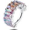 NovaNavel Piercing orecchio/naso brillantezza infinita aurora boreale in argento