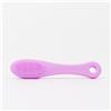 Cura e benessere animale Spazzolino a dito in silicone per cani e gatti - viola pastello