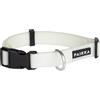 PAIKKA Collare fluorescente Glow per cani - bianco/verde / 1,5x23-30cm