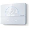 Finder BLISS2 Termostato Smart Tipo 1C.B1. Alimentazione a batterie o con alimentatore. Gestibile anche tramite App e Assistenti Vocali. Colore Bianco