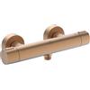 Ideal Standard Alu+ rubinetto doccia esterno con termostatico, BD582BR, Alu+ bronzo [Rubinetteria Bagno > Rubinetteria Doccia]
