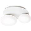 Ideal-Lux Ninfea lampada a soffitto 2 luci, GX53, 306957, Ninfea [Lampade per Interni > Lampade a Soffitto]