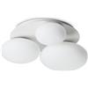 Ideal-Lux Ninfea lampada a soffitto 3 luci, GX53, 306964, Ninfea [Lampade per Interni > Lampade a Soffitto]