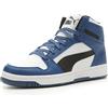 Puma Sneaker Rebound Layup Uomo, Bianco Nero-Clyde Royal, 44 EU