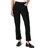 Amazon Essentials Jeans a Vita Alta a Gamba Dritta Donna, Nero, 46-48 Corto