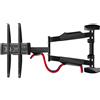 ONKRON Support TV universale, NP47, Onkron, 40"-75" pollici, VESA 200x200-400x400 mm, Pivotante, Inclinabile, Nero
