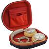 OEM Custodia per cuffie H6 H8 - Valigetta da viaggio con caricabatterie (nera)