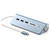 OEM Hub combinato USB-C per desktop - Lettori di schede micro SD - Porte USB-A 3.0 - Blu per MacBook Pro, Air e iPad Pro