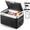 VEVOR Frigorifero per Auto Portatile da 12V, Frigo Auto Portatile Capienza 25 L Temperatura Regolabile da -20 a 20 °C, Potenza 60 W Rumore meno di 45 dB 572 x 358 x 381 mm, Campeggio Picnic Viaggio