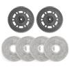 FIUTEKO Set di Ricambio Mop per Robot Dreame,4 Panni in Microfibra e 2 Supporti Compatibili con X10-Ultra/X20-Ultra/X30-Ultra /X40/X40 Pro/X40 Pro Ultra/L10-Ultra /L20-Ultra Lavabili e Riutilizzabili