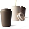 MAMEIDO Tazza Termica 350 ml (Roasted Coconut) | 4h caldo/8h freddo, a prova di perdite & senza BPA, coperchio a scatto, Termos Caffè acciaio inox - per portabicchieri auto