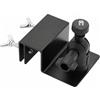 QWORK® Supporto universale per grondaia per telecamera da esterni - girevole a 360° e inclinabile a 180 - lega di alluminio con rivestimento antiruggine