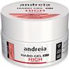 Andreia Gel per unghie bifasico 2 in 1 professionale per unghie con LED e UV, alta viscosità per unghie dure e forti, gel ricostruzione per unghie, colore pesca, 22 g
