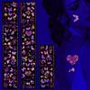 GGUFAY 10 Fogli FluoTatuaggi Temporanei fluorescenti a farfalla, Luminosi Fluorescenza UV Neon Corpo Tatuaggi Finti Impermeabili per Donne Uomini Ragazzi Ragazze Bomboniere