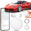 LocLynx GPS Tracker per Auto, Air Tracker Android,Magnetico Gps Per Auto, IP68 Impermeabile Localizzatore con App Copertura Globale In Tempo Reale Tracciare Veicolo/Moto, Senza SIM Senza ABO