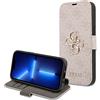 GUESS GUBKP13X4GMGPI - Cover per iPhone 13 Pro Max 6,7, colore: Rosa faggio 4G Big Metal L