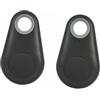 Baceyong Mini Smart Bluetooth 4.5, GPS Tracker Auto Locator, Nero,2 pezzi