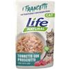 LIFE CAT Lifecat Trancetti di Tonnetto e Prosciutto in Busta - 55 g