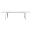 Greenwood Tavolo Porto Ercole In Alluminio 200/300 X 102 Cm Bianco Allungabile di Moia
