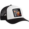 Goorin Bros. Cappello Beware Trucker Cap Misto Poliestere Bianco/Nero Unisex
