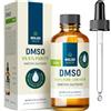 WoldoHealth DMSO Qualità 99,9% Dimetilsolfossido - 100ml puro in bottiglia di ve