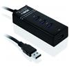 Ibox Hub Usb iBox IUH3FB 5000Mbit/s Nero