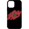North African Heritage & Patriot Apparel Custodia per iPhone 12 mini Bandiera del Marocco Distressed Grunge Grafica