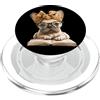 Frenchie Teacher Reader Bow Graphics Bab Simpatico bulldog lettura cane libro amante animale grafico francese PopSockets PopGrip per MagSafe