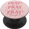 Dainty Danger | Girly Aesthetic Feminist Prega su di esso Prega sopra Prega attraverso di esso cristiano PopSockets PopGrip Adesivo