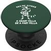 Funny Raccoon Sarcastic Humor Gag Joke C Smart Fella O Scoreggia Vintage Divertente Raccoon Retrò 90s Gag PopSockets PopGrip Adesivo