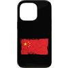 China Asia country Beijing Shanghai Chin Custodia per iPhone 13 Pro Bandiera della Cina in look usato