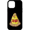 pizza Italy cheese salami pizzeria food Custodia per iPhone 12 Pro Max Fetta di pizza con formaggio Eye Fast Food