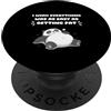 Chunky Panda Club Divertente Sleepy Panda Ottenere Grasso Citazione Meme Grafica PopSockets PopGrip Adesivo