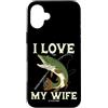 Pike Fishing Frau Spruch Wife Hecht Ange Custodia per iPhone 16 Plus Pesca luccio I Love It Pike When My Wife Let Me Go Fishing