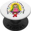 Reina de México Nuestra Señora de Guadal Patrona de México Guadalupana Virgen Reina de la Hispanidad PopSockets PopGrip Adesivo