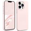 AOTESIER Custodia magnetica per iPhone 13 Pro Max, compatibile con MagSafe, protezione militare antiurto, custodia in silicone con morbida fodera in microfibra antigraffio, 17 cm, rosa gesso